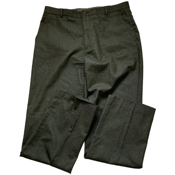 J. Crew 100% Wool Dress Pants Men's Size 34X34 Straight Legs Pockets - Picture 4 of 9